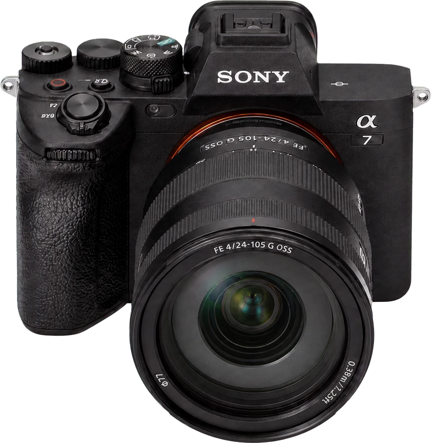 Sony Alpha 7 IV mit Objektiv